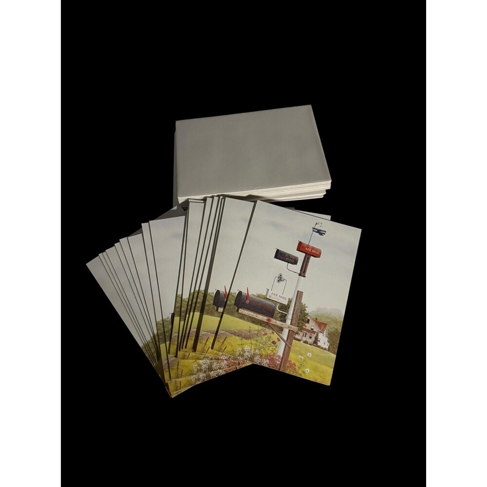 David Knowlton “Fan Mail” Greeting Cards- Set of 17 Crown Point Graphics 2003
